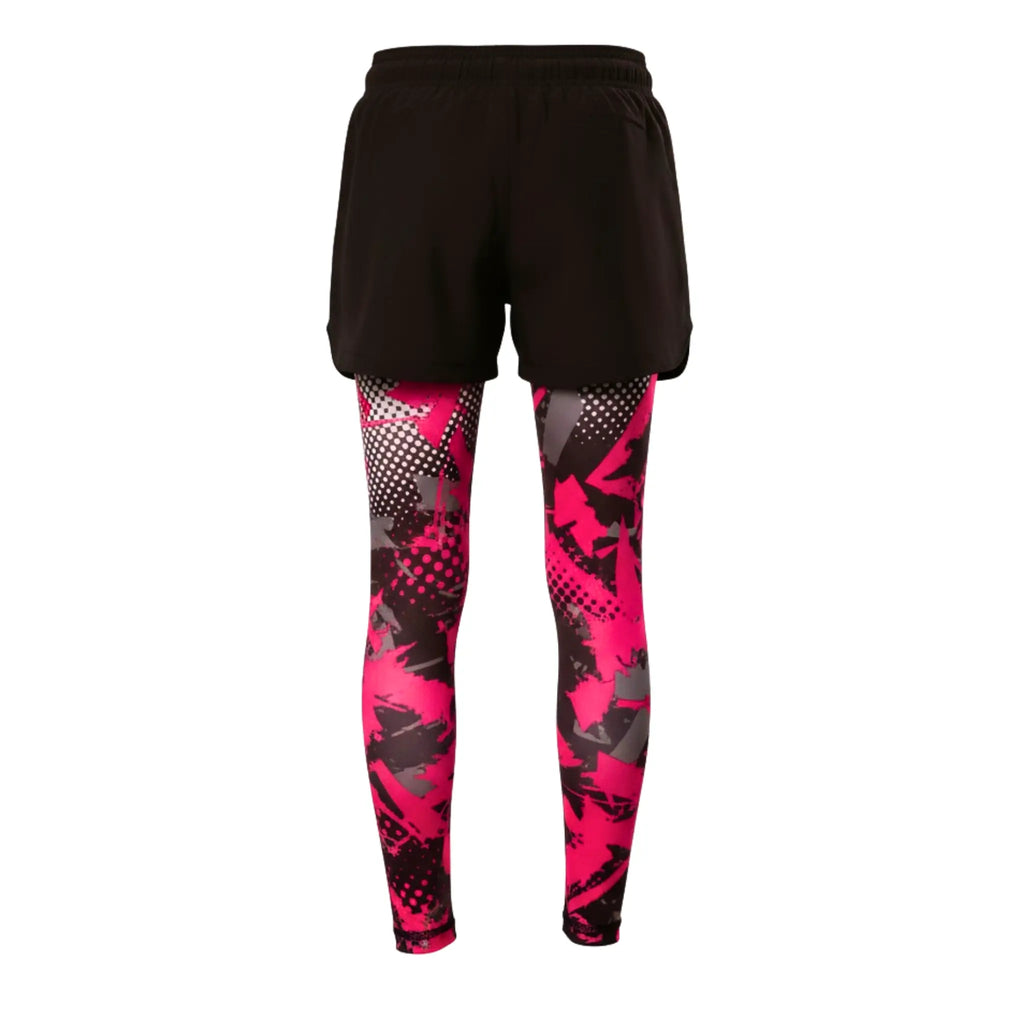 Girls Sporty Shorts with Leggings â€“ Kids Athletic Layered Bottoms | ANJA Sportswear