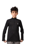 Boys Quarter-Zip Performance Top â€“ Sporty Long Sleeves | ANJA Sportswear