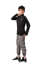 Boys Quarter-Zip Performance Top â€“ Sporty Long Sleeves | ANJA Sportswear