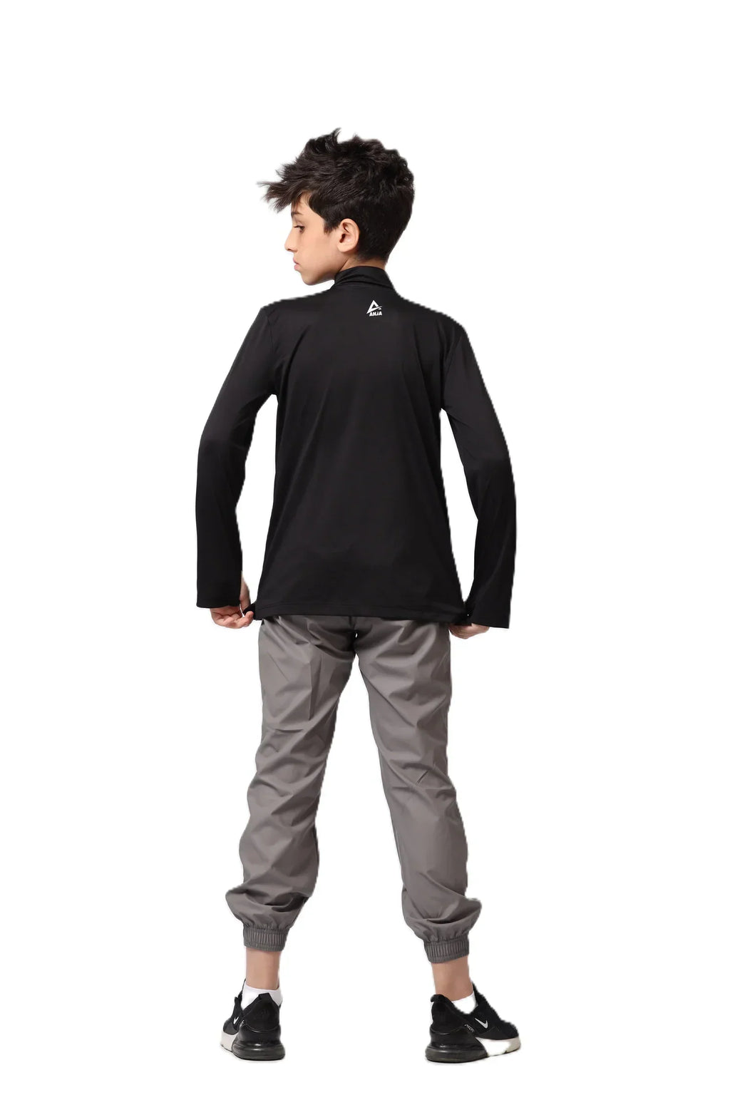 Boys Quarter-Zip Performance Top â€“ Sporty Long Sleeves | ANJA Sportswear