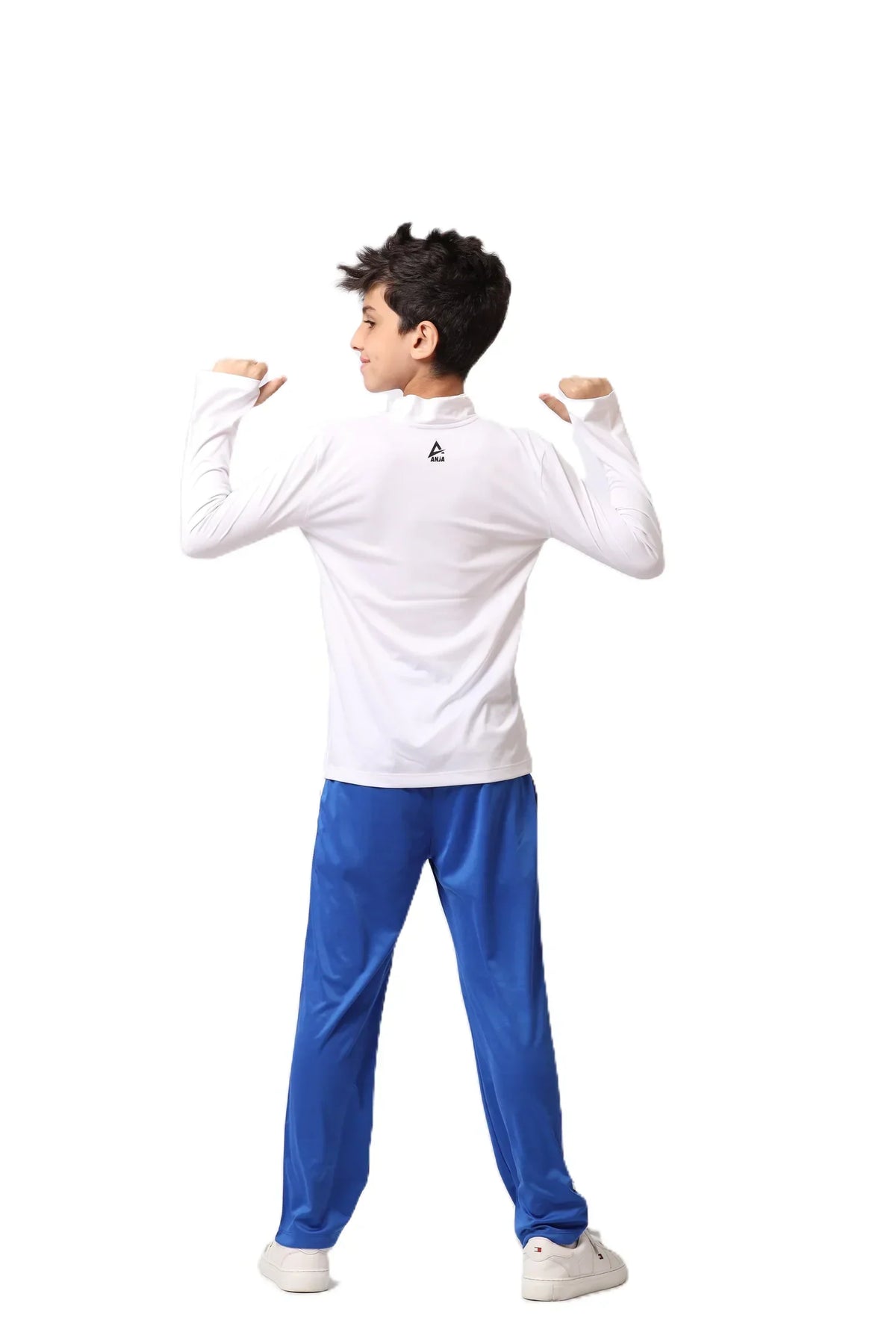 Boys Quarter-Zip Performance Top â€“ Sporty Long Sleeves | ANJA Sportswear