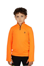Boys Quarter-Zip Performance Top â€“ Sporty Long Sleeves | ANJA Sportswear