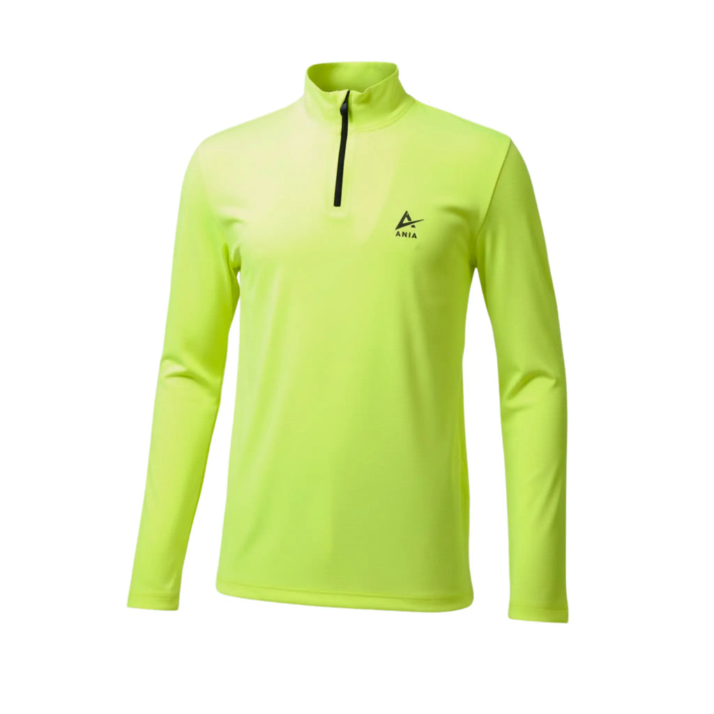 Girls Basic Quarter-Zip Performance Top â€“ Sporty Long Sleeves | ANJA Sportswear