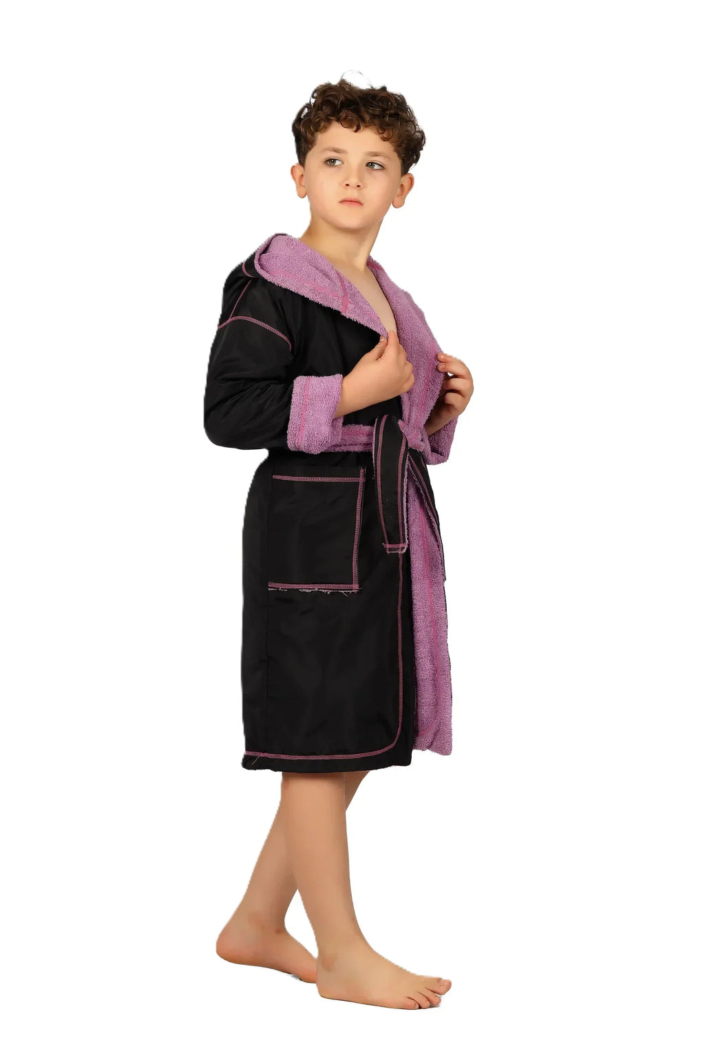 Boys Hooded Swim Robe â€“ Quick-Dry Changing Coat | ANJA Sportswear