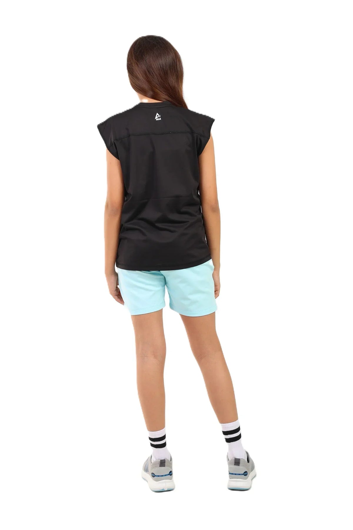 Girls Performance T-Shirt with Cap Sleeves â€“ Sporty Athletic Top | ANJA Sportswear