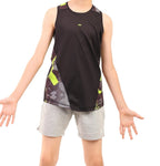 Girls Sleeveless Performance T-Shirt â€“ Two-Tone Top | ANJA Sportswear
