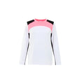 Girls Long Sleeve Sport T-Shirt â€“ white neon Accents | ANJA Sportswear