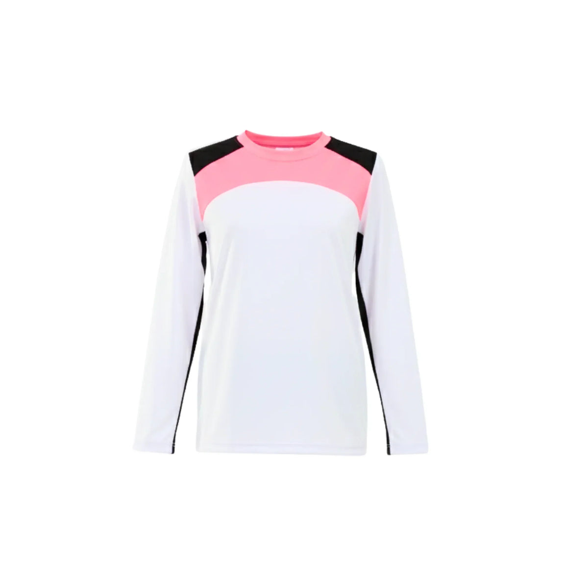 Girls Long Sleeve Sport T-Shirt â€“ white neon Accents | ANJA Sportswear