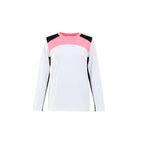 Girls Long Sleeve Sport T-Shirt â€“ white neon Accents | ANJA Sportswear
