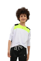 Boys Long Sleeve Performance T-Shirt â€“ with Neon Accents | ANJA Sportswear