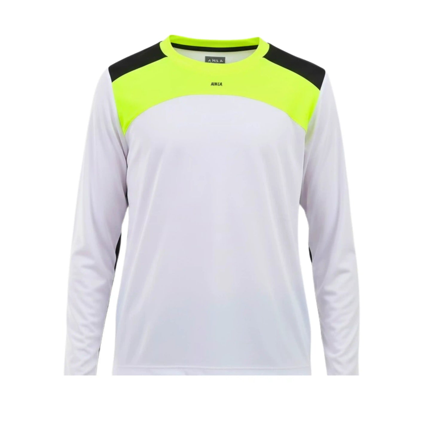 Girls Long Sleeve Sport T-Shirt – white neon Accents