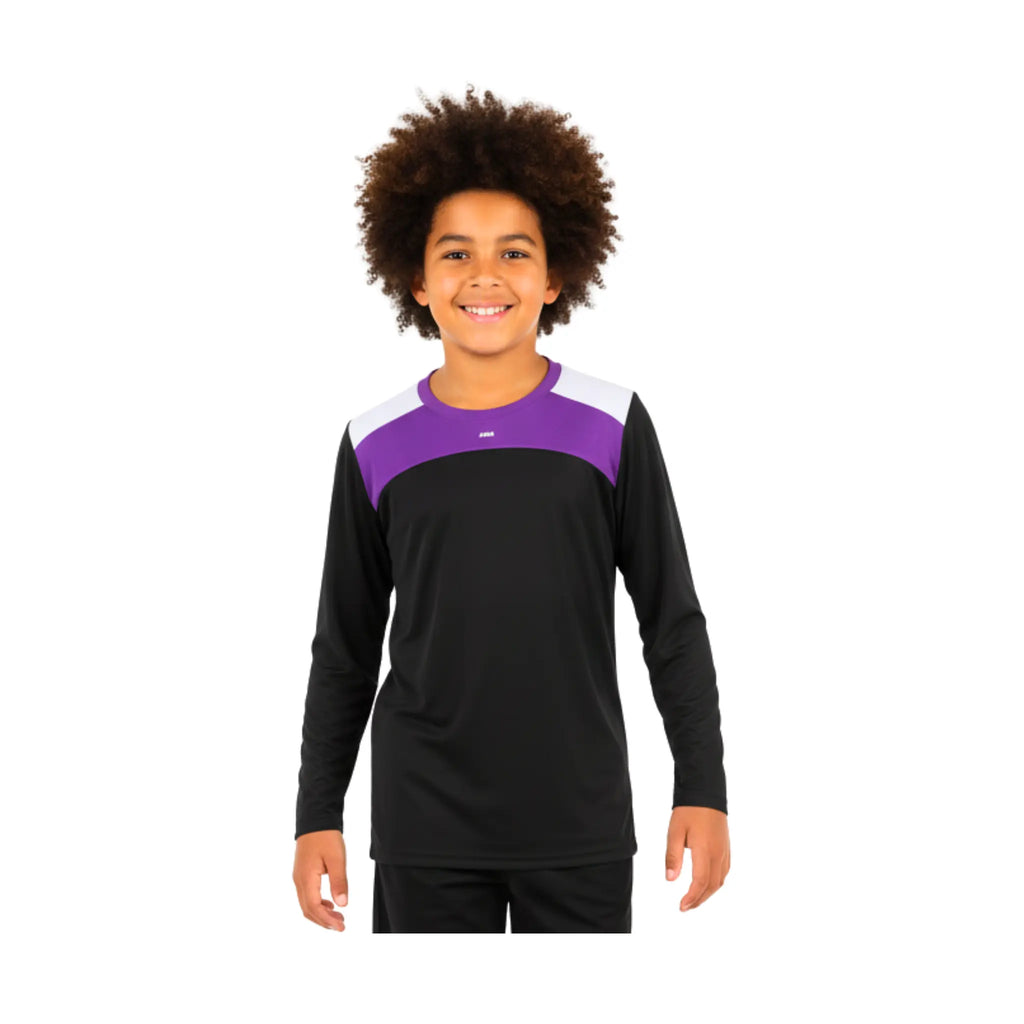 Boys Long Sleeve Performance T-Shirt â€“ with Neon Accents | ANJA Sportswear