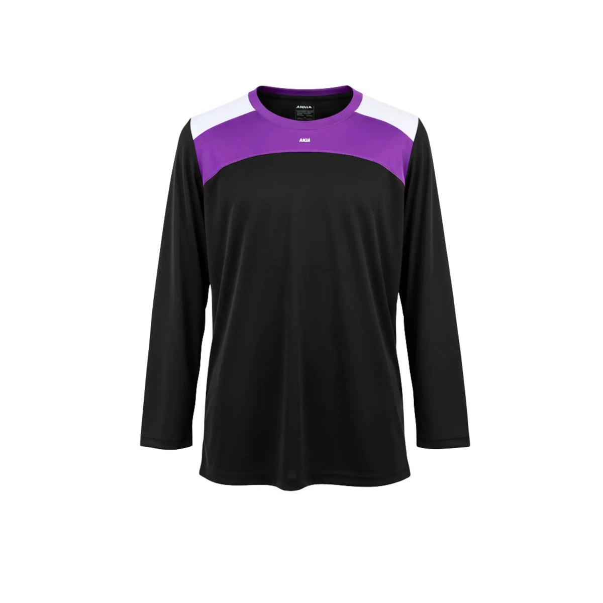 Girls Long Sleeve Sport T-Shirt â€“ white neon Accents | ANJA Sportswear