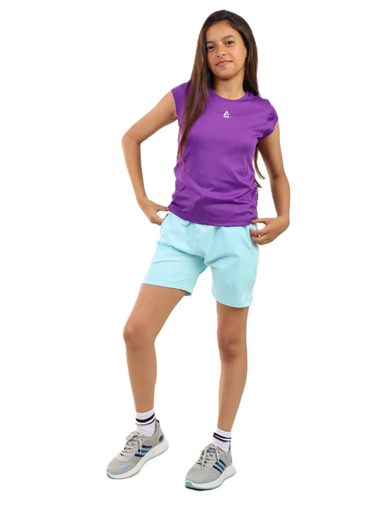 Girls Drawstring Shorts â€“ Soft Cotton Casual Fit | ANJA Sportswear
