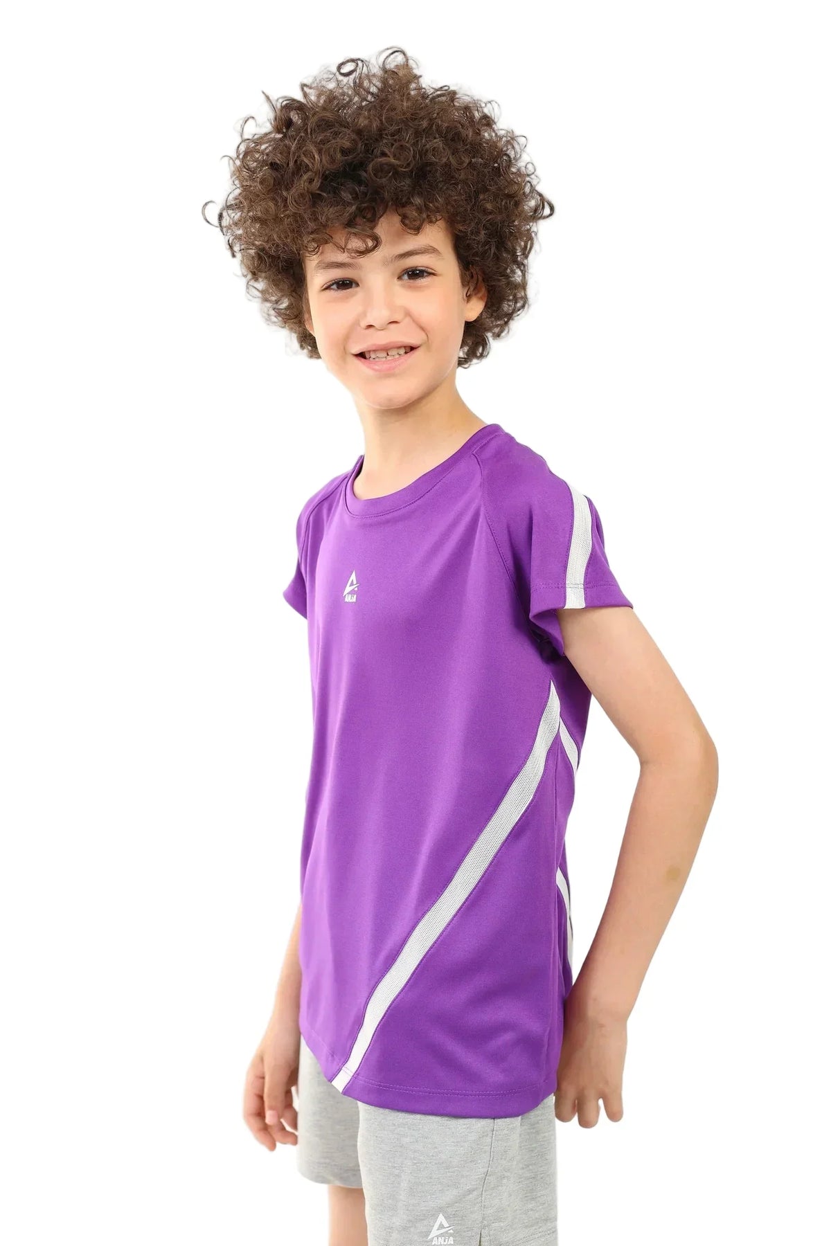 Boys Performance T-Shirt â€“ Short Sleeve Sporty Top | ANJA Sportswear