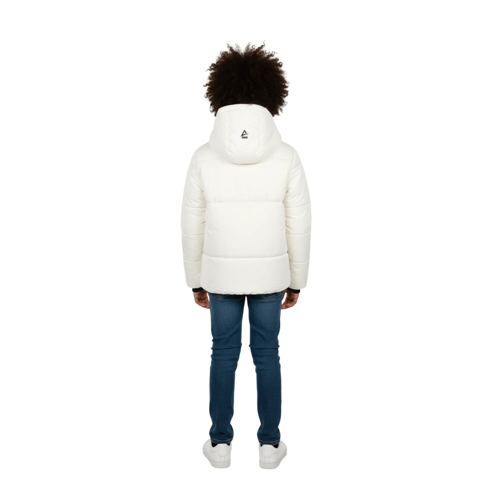 Boys Puffer Jacket â€“ Hooded Quilted Winter Coat with Front Zip | ANJA Sportswear