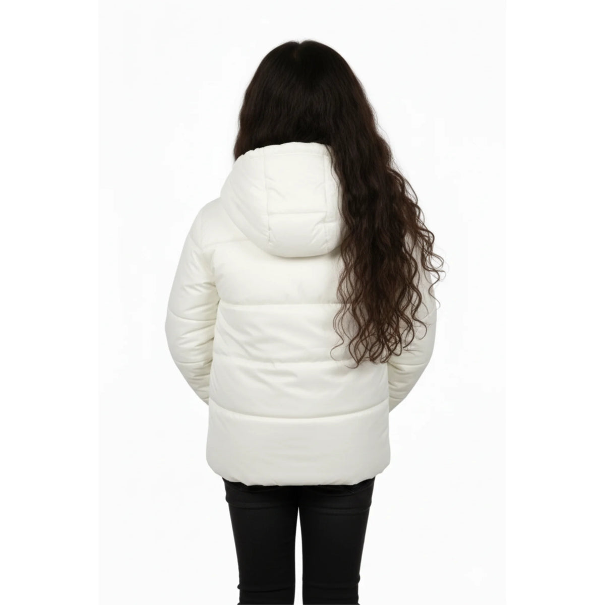 Girls Puffer Jacket â€“ Hooded Quilted Winter Coat with Front Zip | ANJA Sportswear
