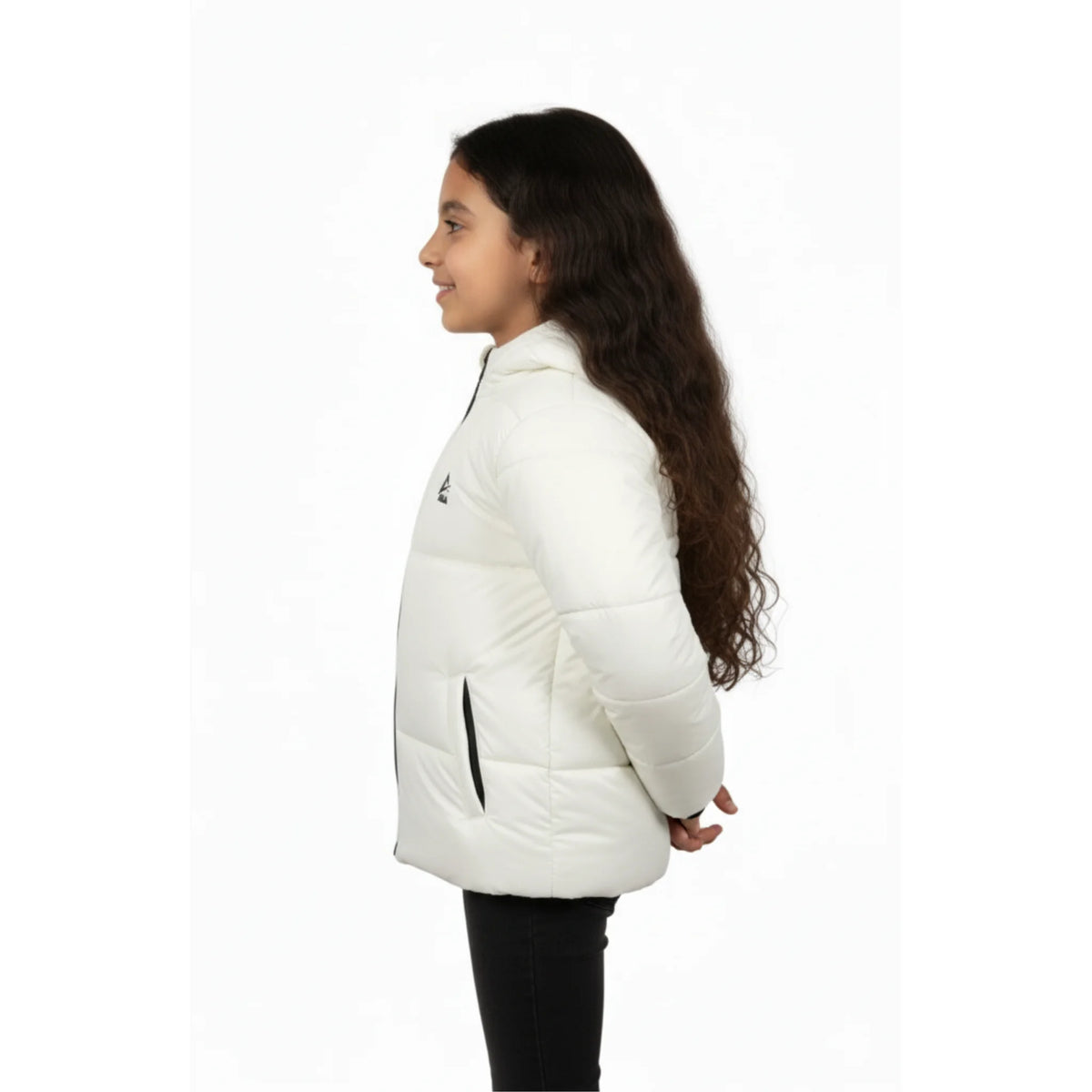 Girls Puffer Jacket â€“ Hooded Quilted Winter Coat with Front Zip | ANJA Sportswear