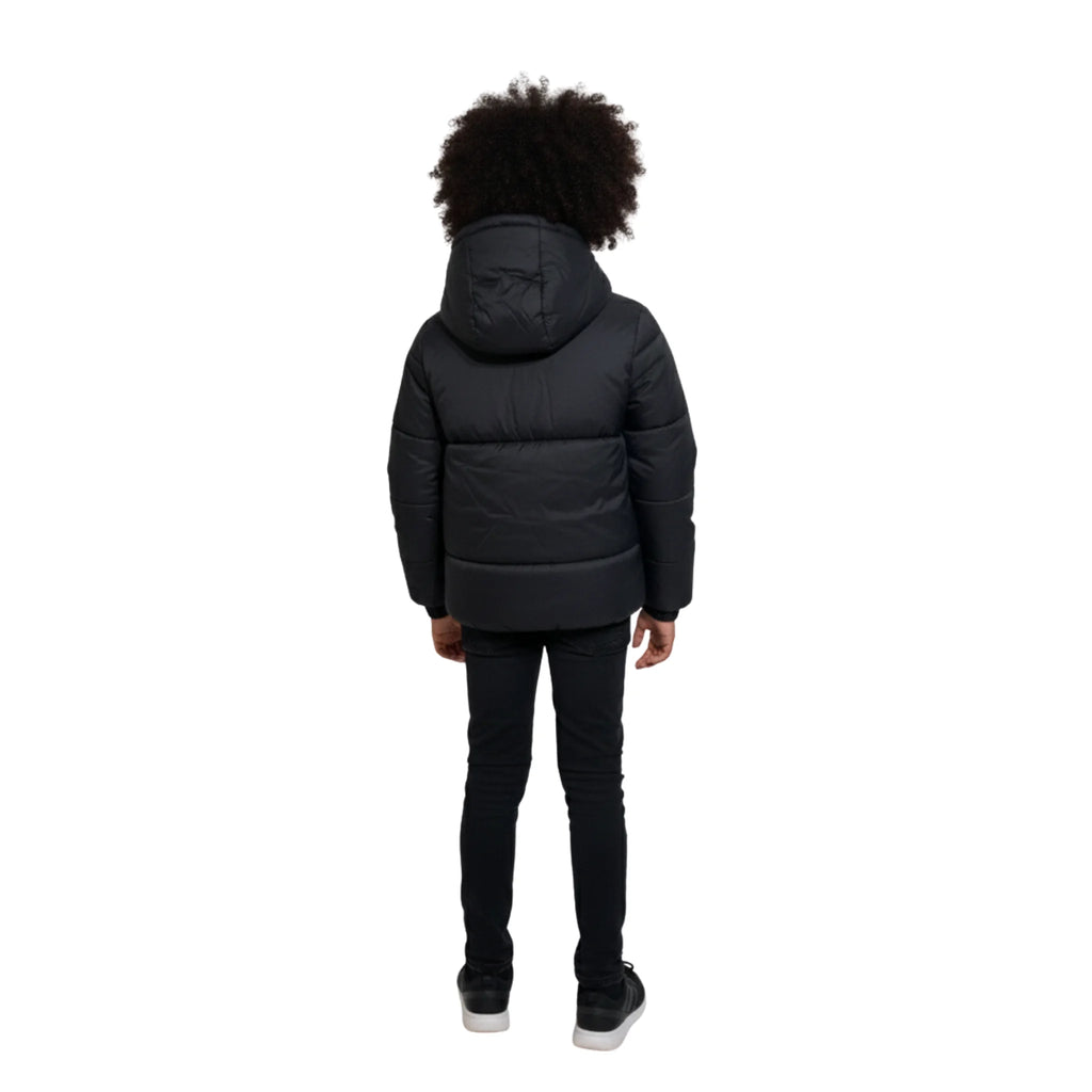 Boys Puffer Jacket â€“ Hooded Quilted Winter Coat with Front Zip | ANJA Sportswear