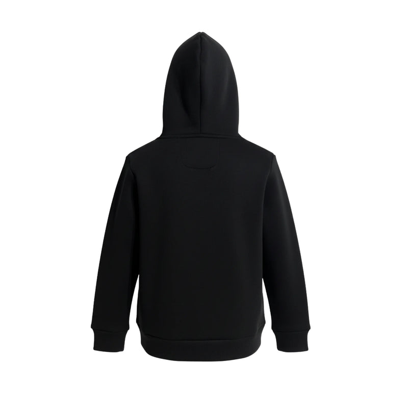 Black hoodie on a white background