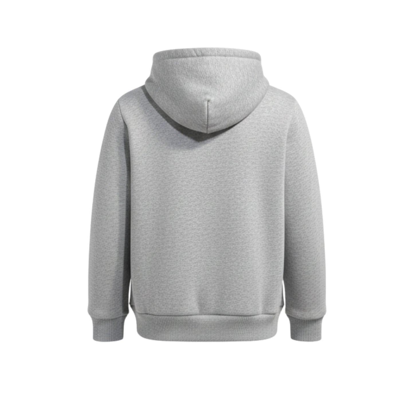 Gray hoodie on a white background