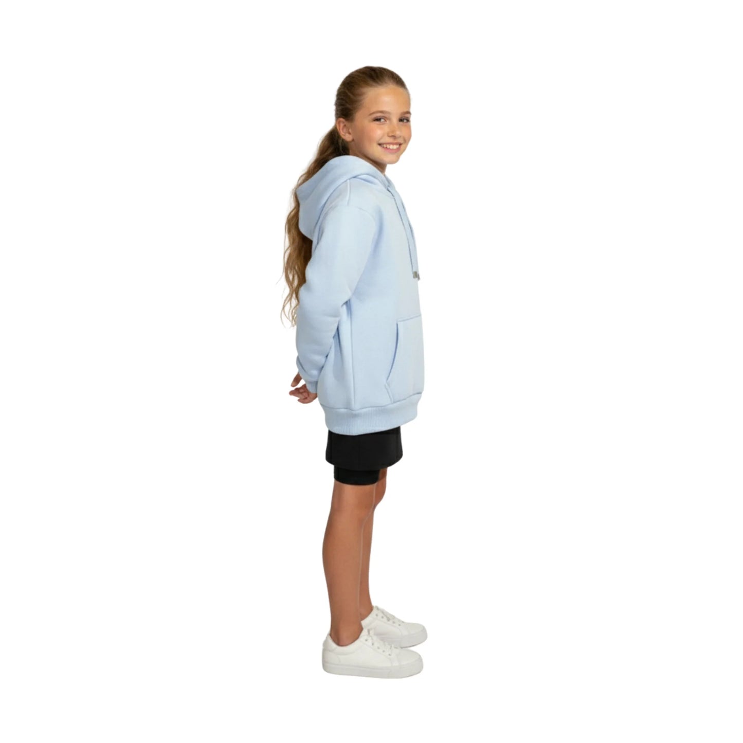 Girls Hoodie – Classic Pullover Sweatshirt with Kangaroo Pocket