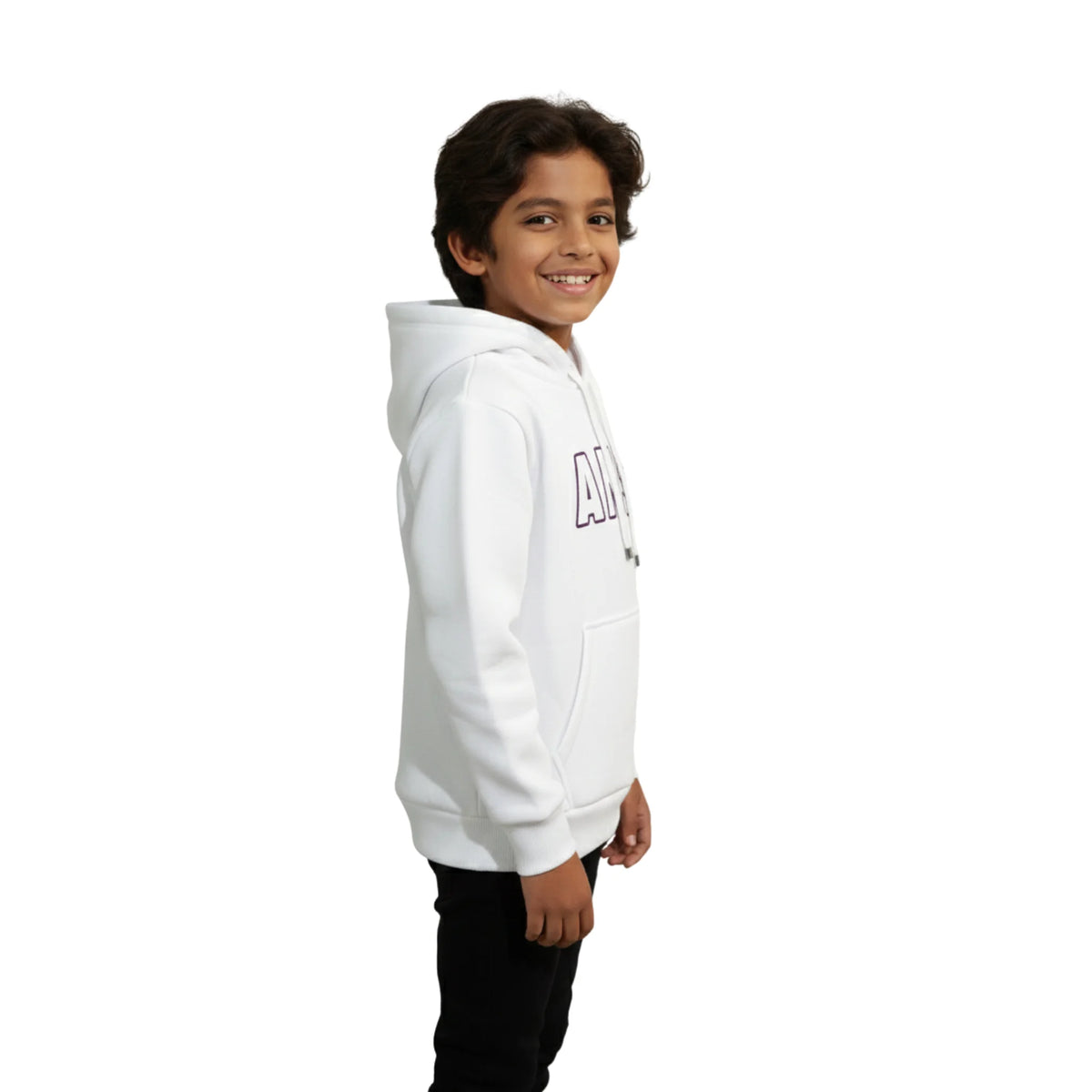 Boys Hoodie â€“ Anja Print Pullover Sweatshirt with Kangaroo Pocket | ANJA Sportswear