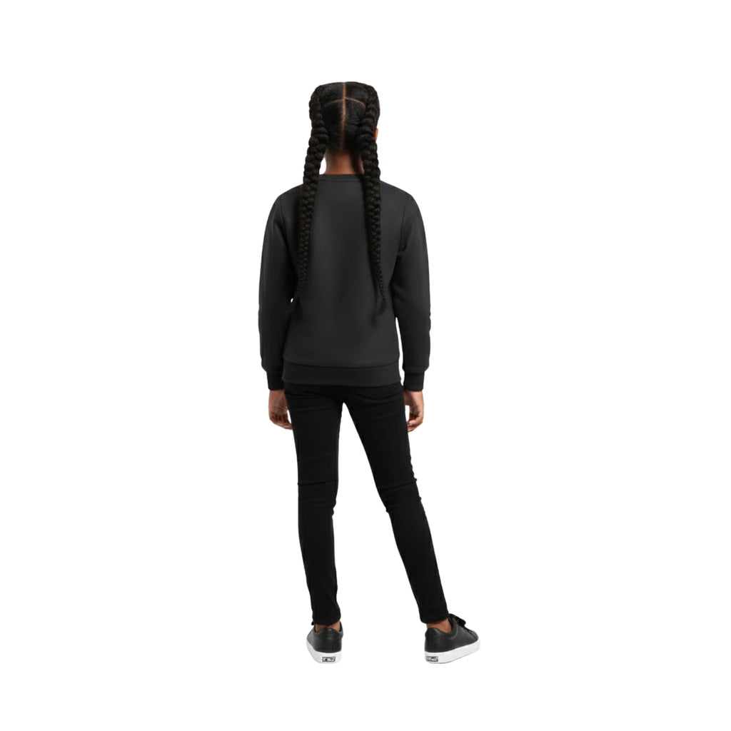 Girls Sweatshirt â€“ Classic Crewneck Pullover | ANJA Sportswear