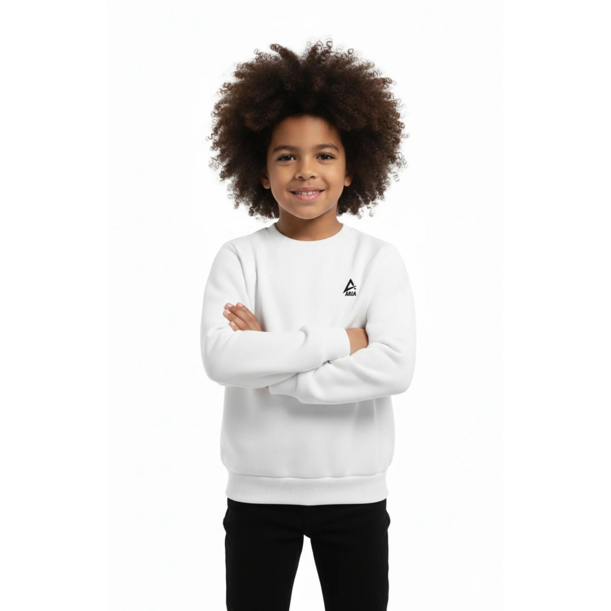 Boys Sweatshirt â€“ Classic Crewneck Pullover | ANJA Sportswear