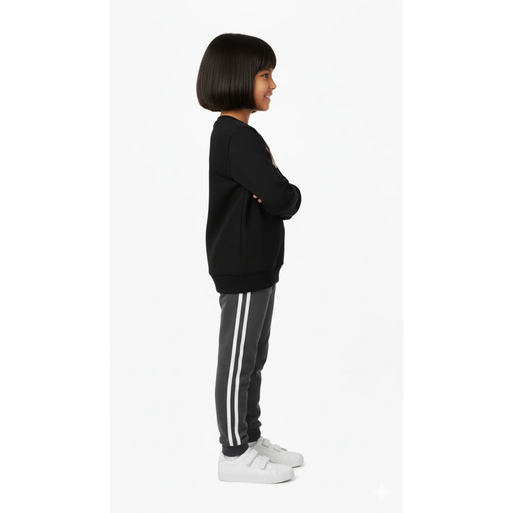 Girls Sweatshirt â€“ Anja Print Crewneck Pullover | ANJA Sportswear