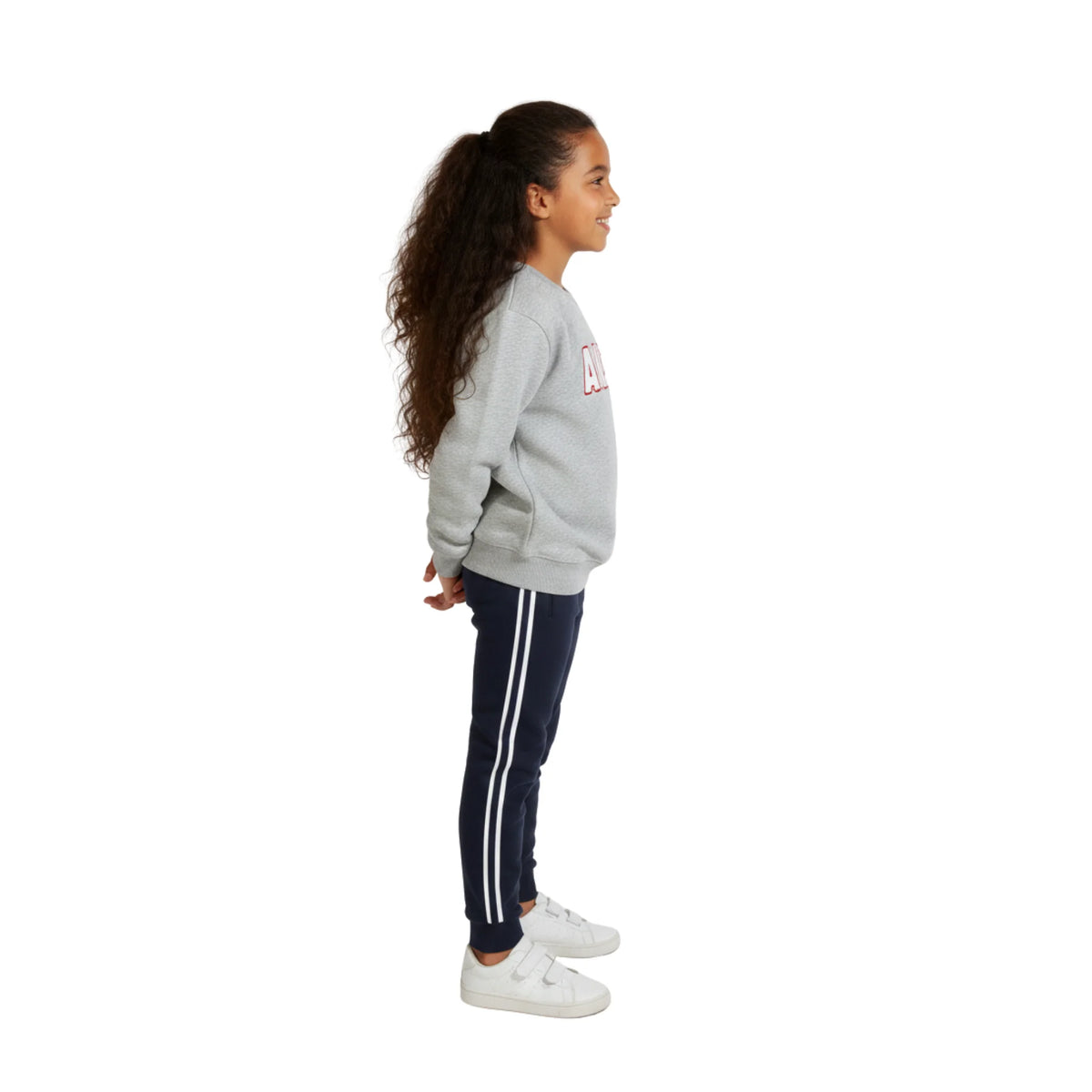 Girls Sweatshirt â€“ Anja Print Crewneck Pullover | ANJA Sportswear
