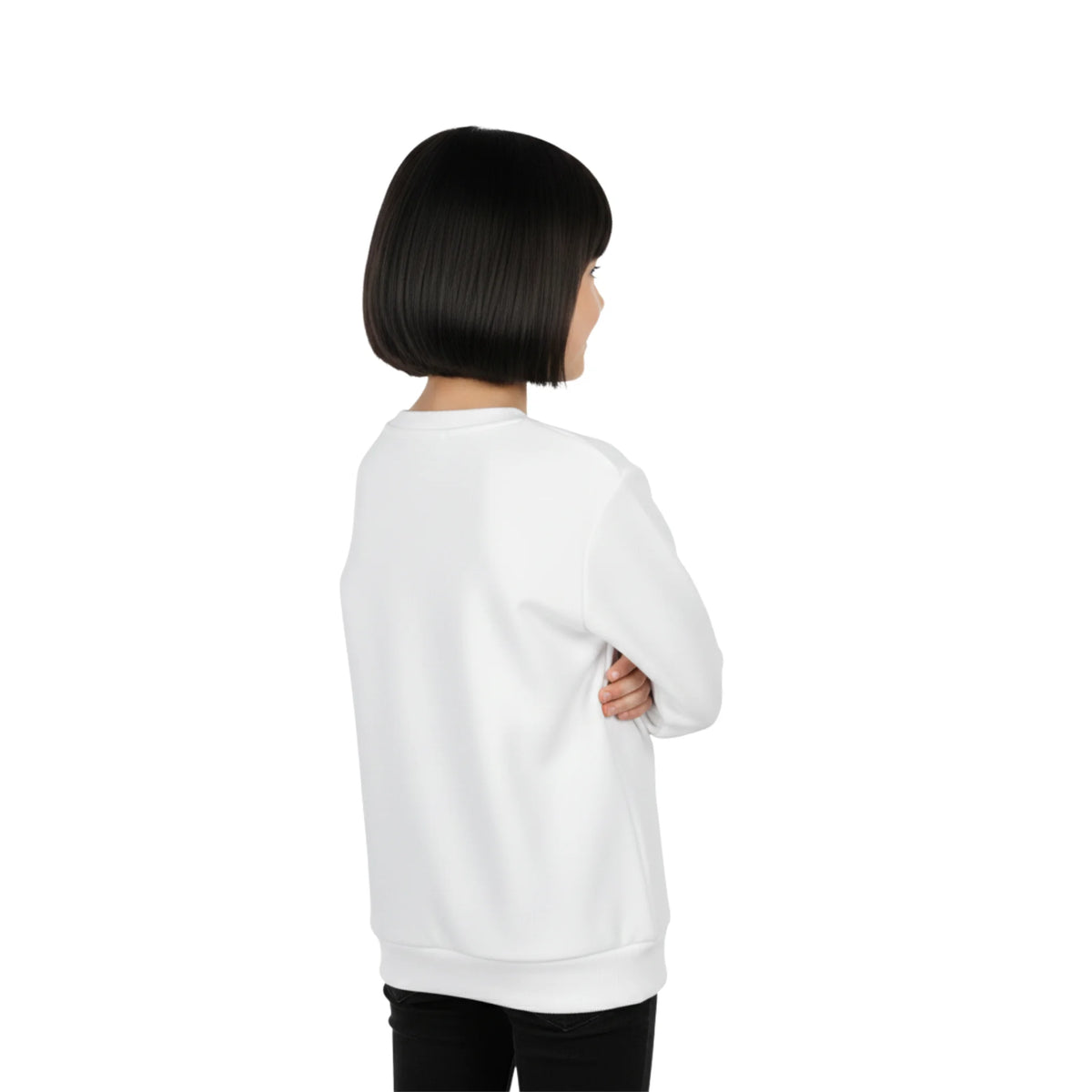 Girls Sweatshirt â€“ Anja Print Crewneck Pullover | ANJA Sportswear