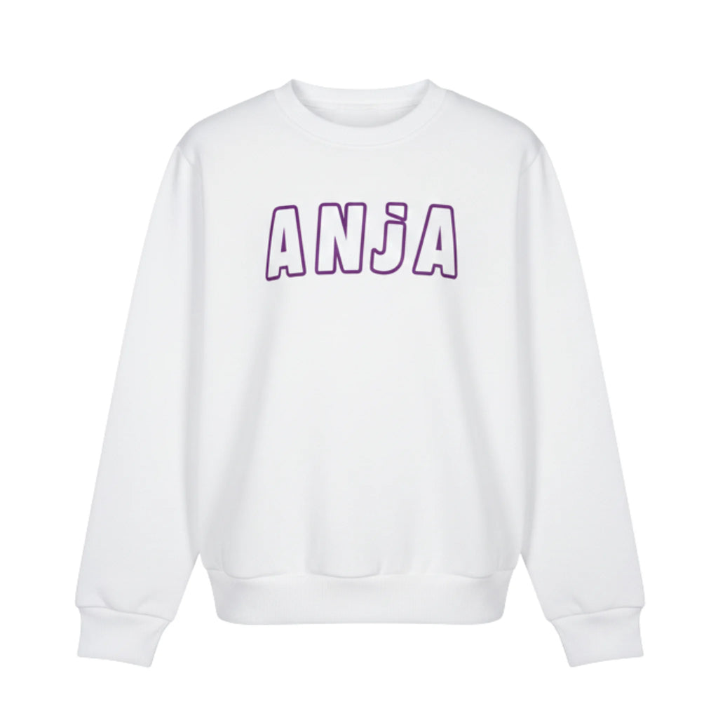 Girls Sweatshirt â€“ Anja Print Crewneck Pullover | ANJA Sportswear