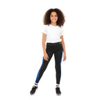 Girls Black and White Sport Leggings â€“ Athletic Stretch Fit | ANJA Sportswear