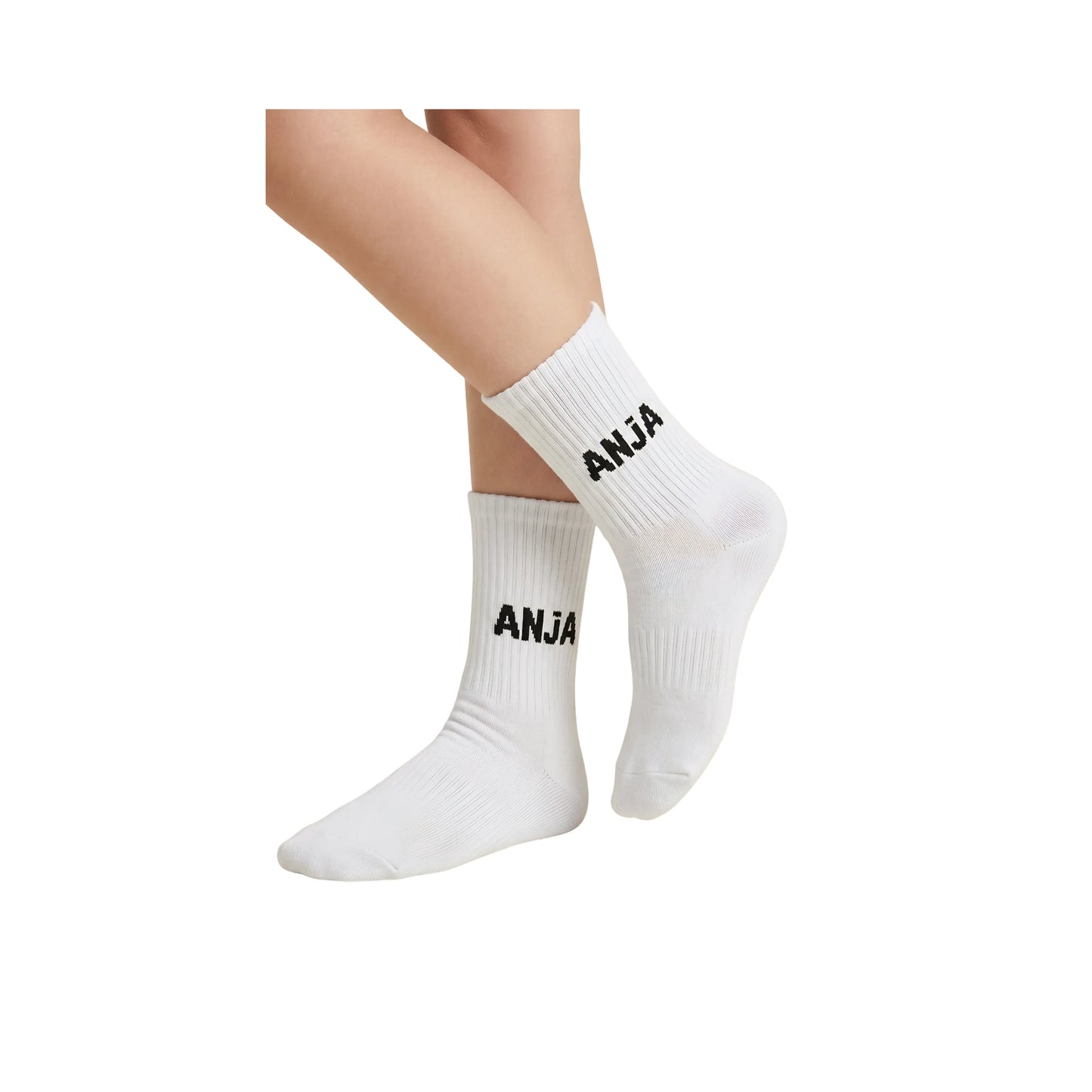 Crew Socks White | ANJA Sportswear