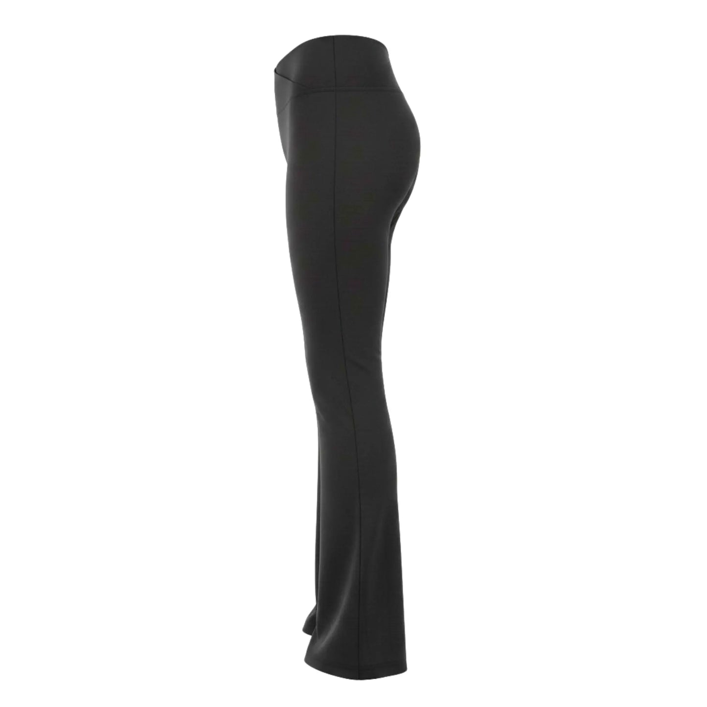 Girls Black Wide Leg Yoga Pants – High Waist Flare Athletic Leggings