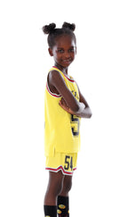 Girls Basketball Kit â€“ Sporty Sleeveless Jersey and Shorts Set | ANJA Sportswear