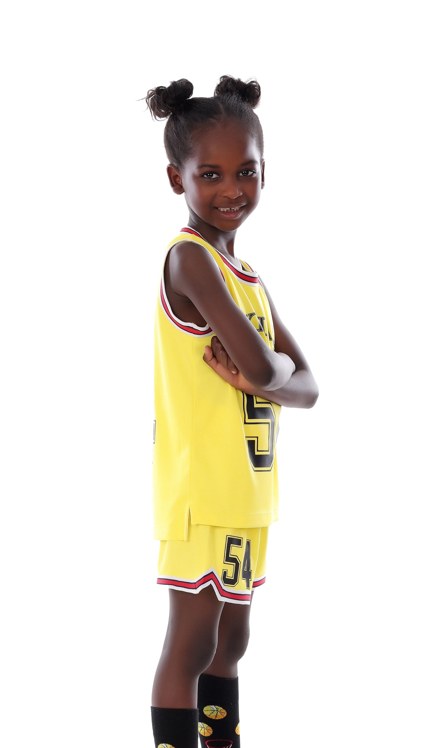 طقم كرة السلة للفتيات - طقم رياضي بدون أكمام وشورت