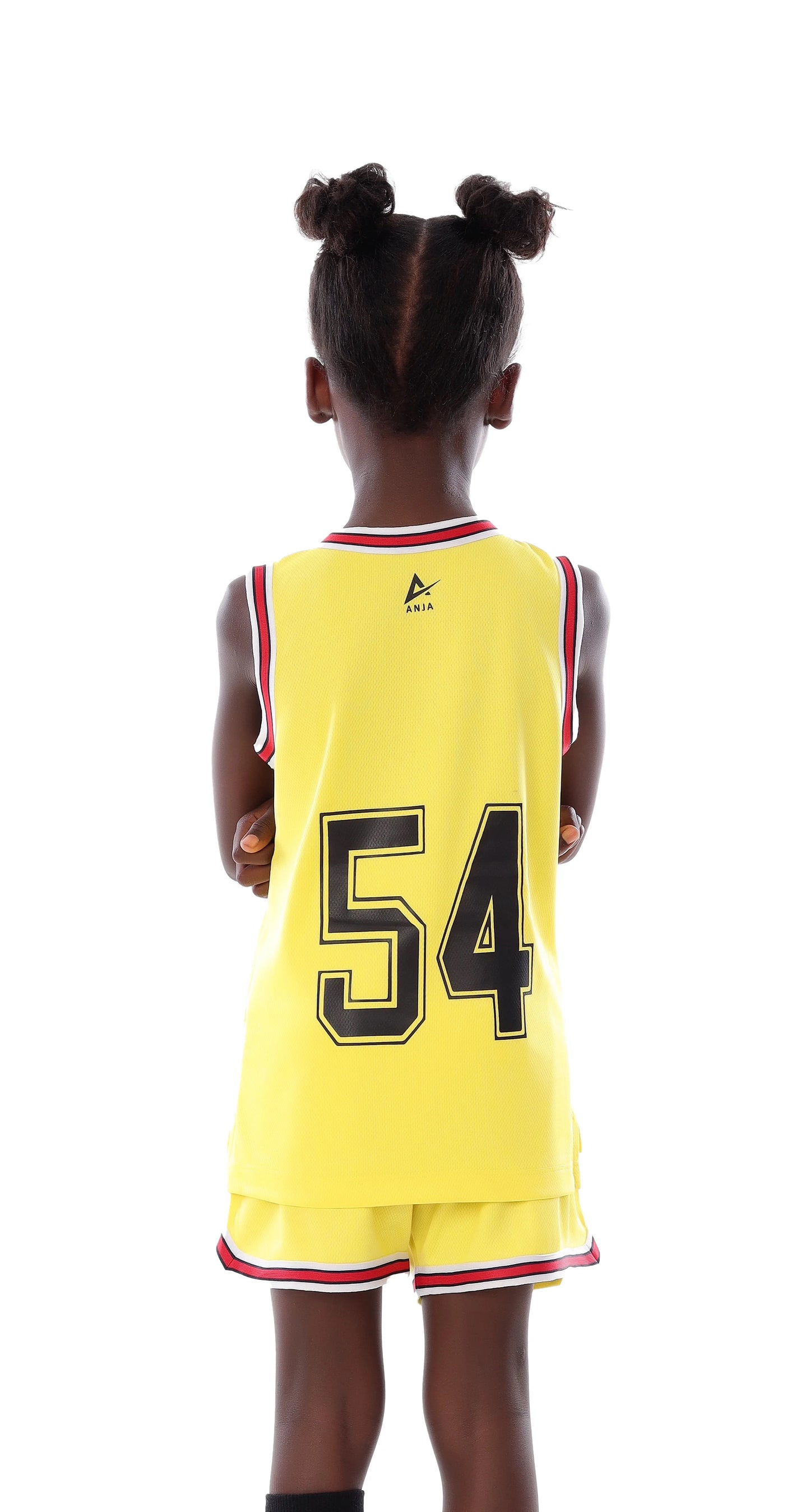 طقم كرة السلة للفتيات - طقم رياضي بدون أكمام وشورت