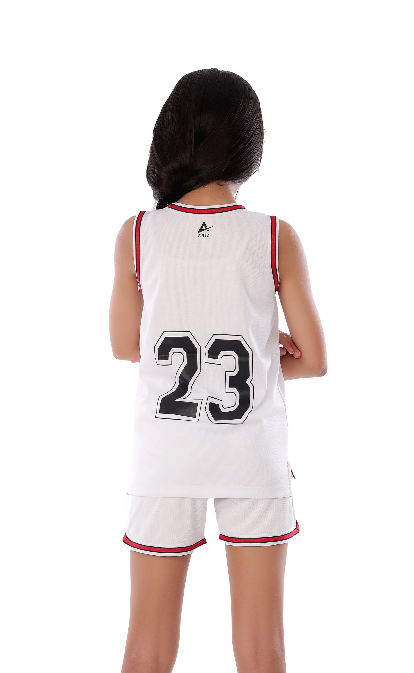 طقم كرة السلة للفتيات - طقم رياضي بدون أكمام وشورت