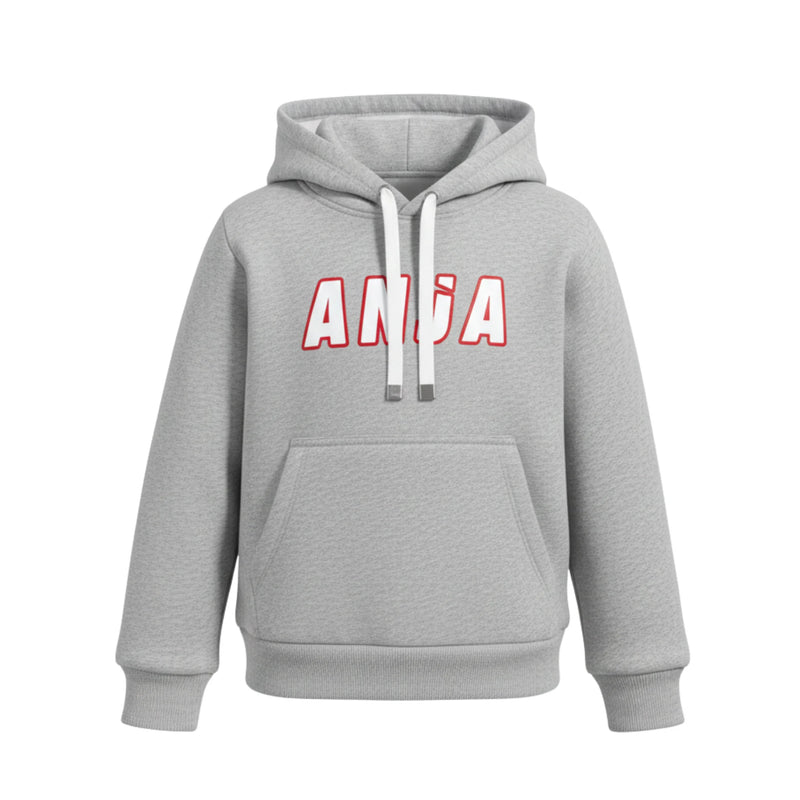 Girls Hoodie – Anja Print Pullover Sweatshirt with Kangaroo Pocket
