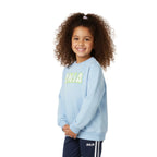 Girls Sweatshirt â€“ Anja Print Crewneck Pullover | ANJA Sportswear