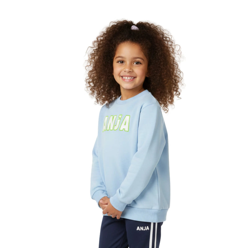 Girls Sweatshirt – Anja Print Crewneck Pullover