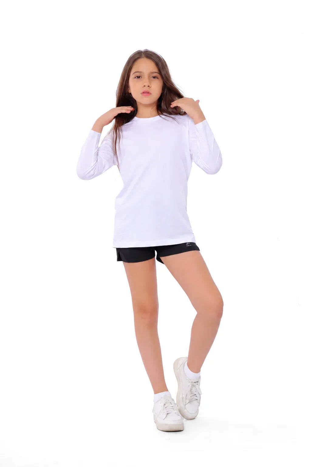 Girls Drawstring Sports Shorts - Kids Athletic Bottoms