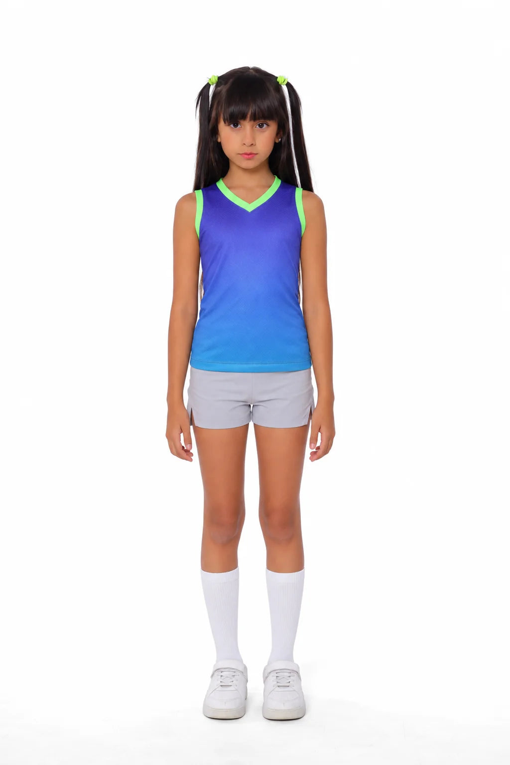 Girls Drawstring Sports Shorts - Kids Athletic Bottoms