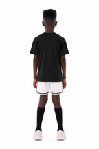 Boys Single Stripe Kids double Layer Shorts – Sporty Performance Bottoms