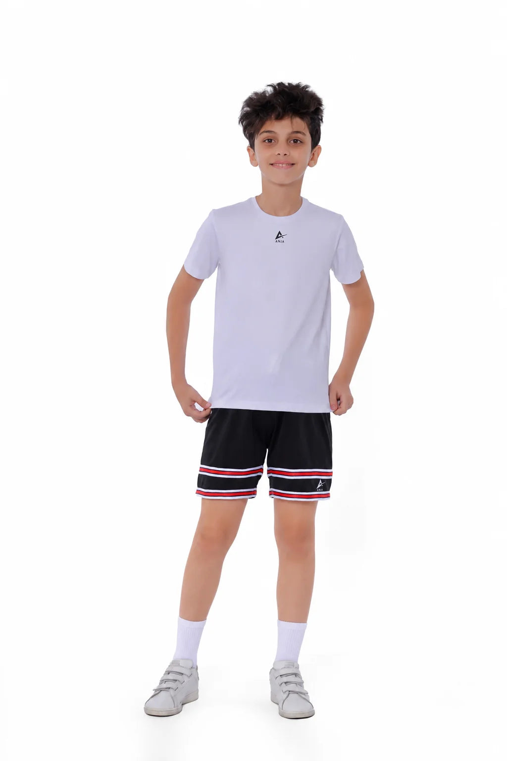 Boys Double Stripe Kids Shorts - Sporty Performance Bottoms