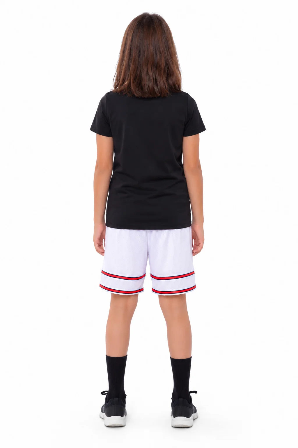 Girls double Stripe Kids Shorts – Sporty Performance Bottoms