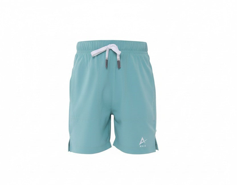 شورت طويل للأولاد - بنطال رياضي عالي الأداء بطول الركبة